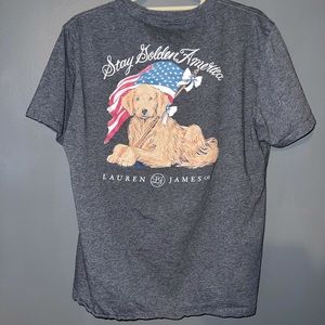 Lauren James “Stay Golden America” Pup Tee